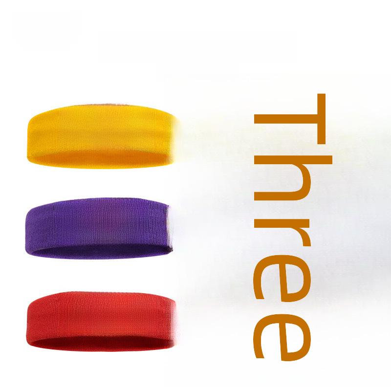 Детская спортивная повязка на голову с антиперспирантом: Поглощает пот для бега, баскетбола, фитнеса и йоги