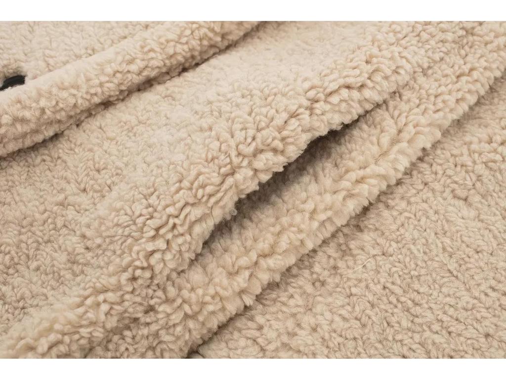 Женское зимнее двубортное длинное пальто из овчины в европейском и американском стиле 