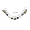 1PC Metal Corsage Brooch Pearl Chain Sweater Cardigan Clip Shawl Buckle Anti-Slip