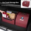 KWMBS1 2025 Hot Car Trunk Organizer Box Folding PU Auto Boot Storage Pocket For BMW E46 E90 E60 F30 F10 E39 E36 F20 E87 E90 E70 E91 G01