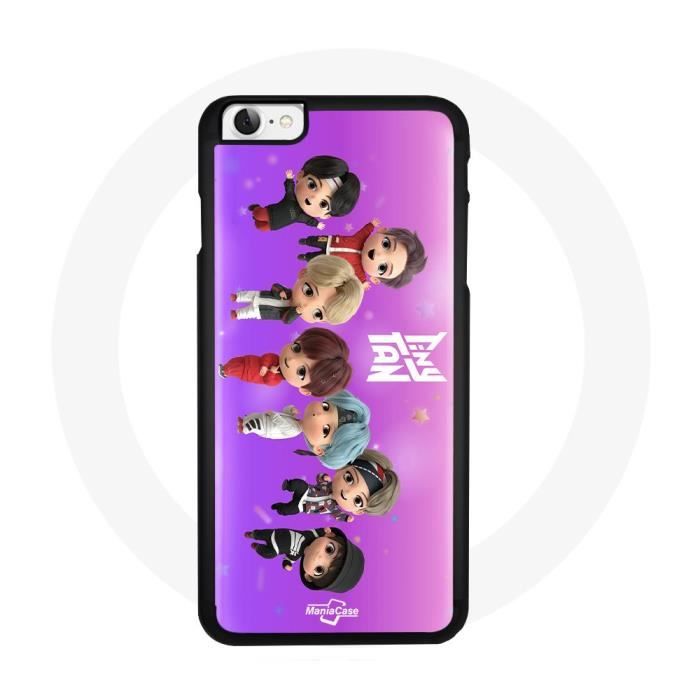 Case for Iphone 7 BTS TinyTAN Animation Poster RM Jin Suga J-Hope Jimin Jungkook And V Mic Drop Dance