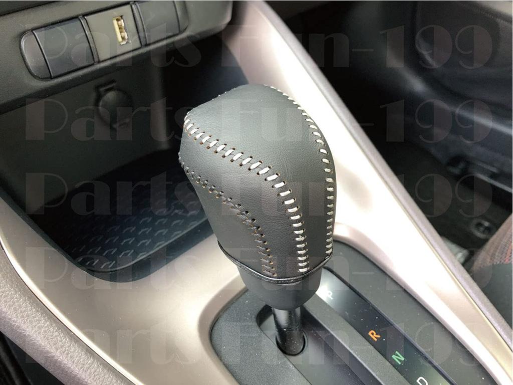 Чехол на ручку переключения передач из натуральной кожи для Toyota Yaris Cross, кожаный чехол на спинку заднего сиденья