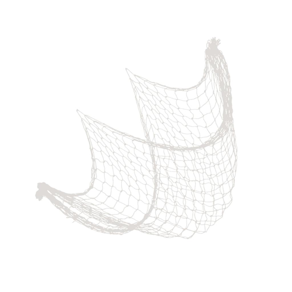 Прибрежное очарование Хлопковая рыболовная сеть Декорация Морской настенный арт для гостиной и спальни 59x79 дюймов