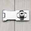 Small Hasp & Handle Metal Lock Hasp Door Buckle Security Door Clasp Knob Shed Locks for Cabinets Cupboard Drawer Gate