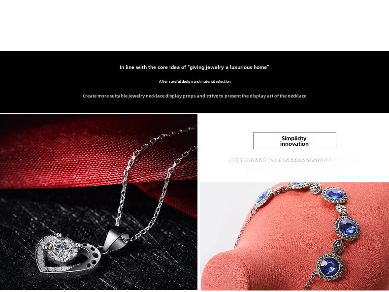 Подставка для ожерелий Digu из микрофибры для ювелирных изделий