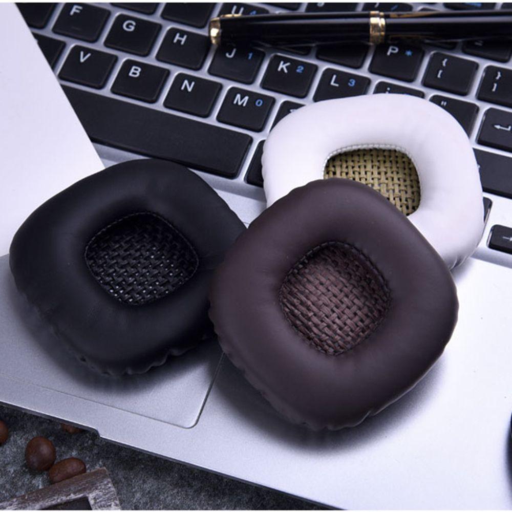 1Pair Leather Sponge Accessories Headphone Cushion Cover Foam Ear Pads Replacement