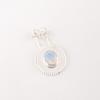 Natural Milky Opal Gemstone 925 Sterling Silver Handmade Stylish Pendant 1.4" PP-57-20