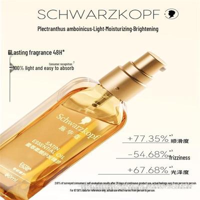 Schwarzkopf Gliss Разглаживающее масло для волос Двойная упаковка