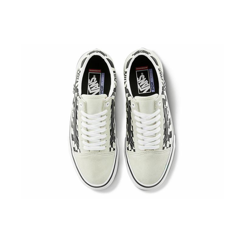 Vans Skate Old Skool 'Checkerwarp Black White' Sneakers VN0A5FCB9CU