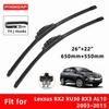 Автомобильные дворники двойные резиновые для Lexsus RX2 XU30 RX3 AL10 2003-2015 Передние щетки резак автомобильные детали аксессуары стеклоочистители изнашиваемые детали