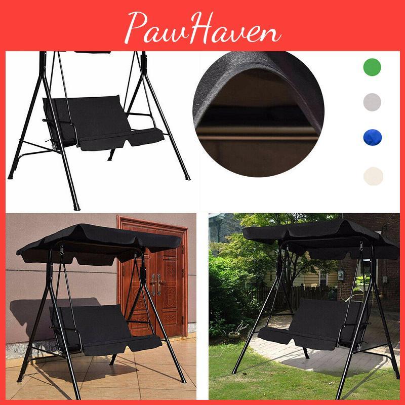 Anti-uv Swing Seat Canopy Cover With Bandages For Outdoor Use