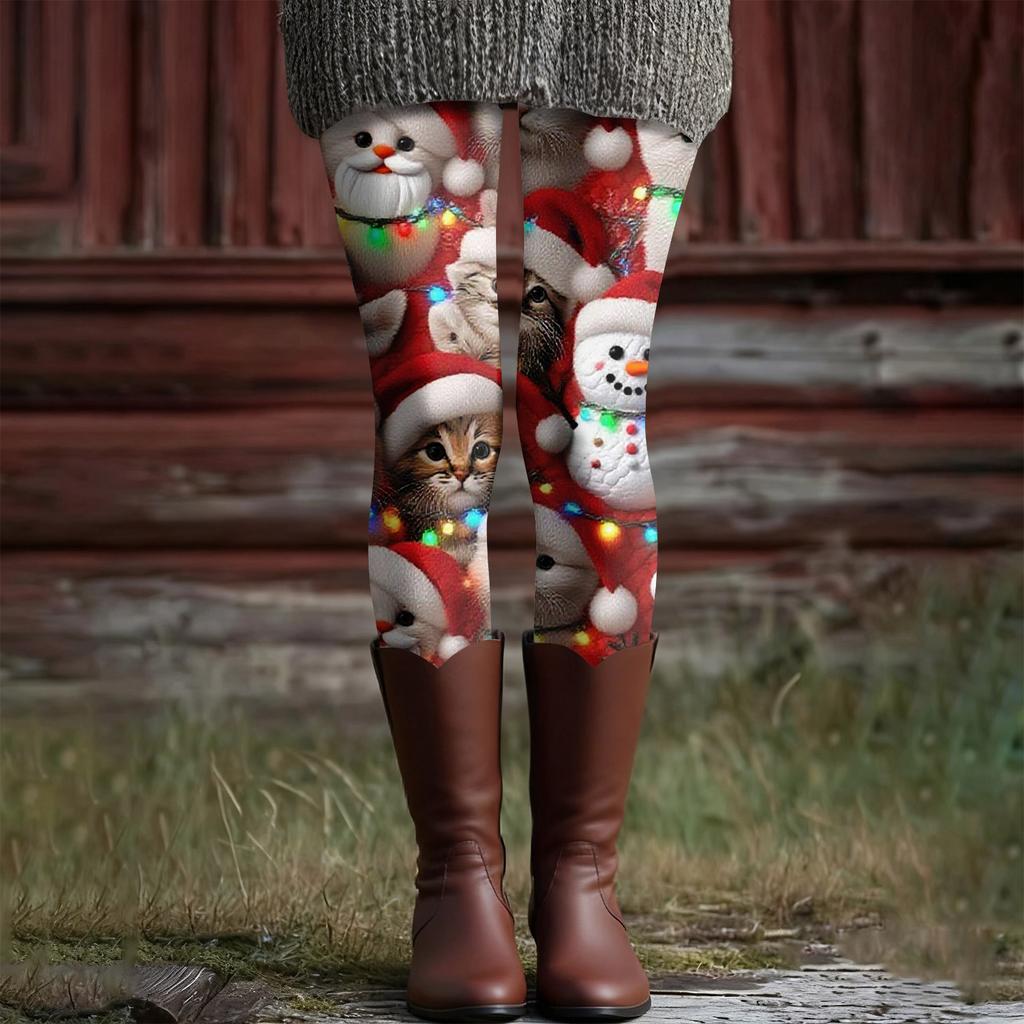 Женские повседневные модные уличные брюки для йоги с принтом на Хэллоуин, облегающие эластичные укороченные брюки