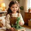 Плюшевая кукла-ящерица, Мягкая мягкая игрушка, Пушистая реалистичная фигурка с большими глазами, Милый коллекционный подарок для детей и взрослых