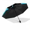 1pc Shark Fin Automatic Folding Umbrella - Compact Travel Umbrella with Auto Open/Close 8-Rib Heavy-Duty Shaft for Women/Men -l002