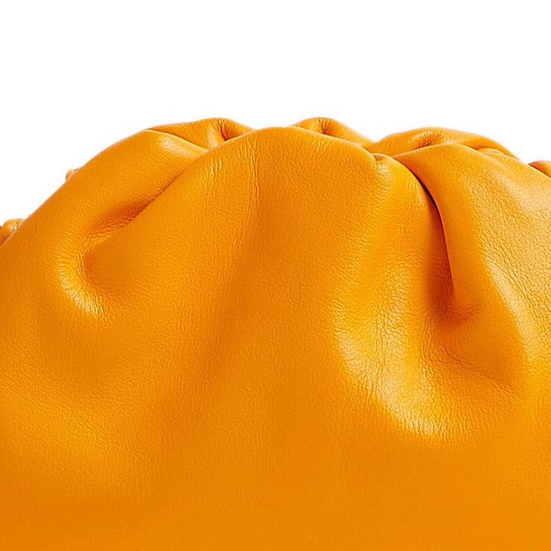Bottega Veneta Fashion Casual Mini Cloud Bag Clutch Women bags Citrus 585852V1BW07003