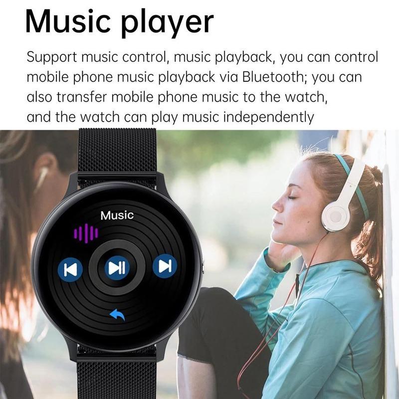 Smart Watch Men Bluetooth Call Play Music Fitness Bracelet Smartwatch Women IP67 Full Touch Sport Digital Watch For Android IOS