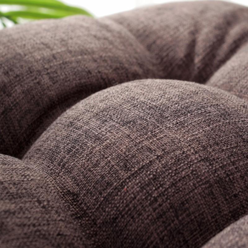 Квадратные большие напольные подушки из хлопка и льна, стеганый футон для медитации и йоги, утолщенная напольная подушка для сидения, детские подушки для сидения, коврик