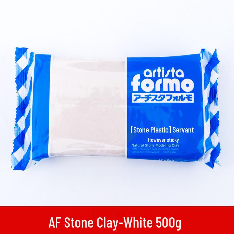 Набор белой самозатвердевающей глины Ladoll 500 г - DIY-глина для лепки фигурок, не требующая обжига