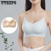 Summer Seamless Bra Women's Thin Underwear Women's Sexy Suspender Beautiful Back Chest Wrapped Fixed Cup Bra