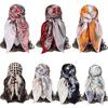 90x90cm Head Scarf Satin Shawl Trendy Silk Scarves for Women