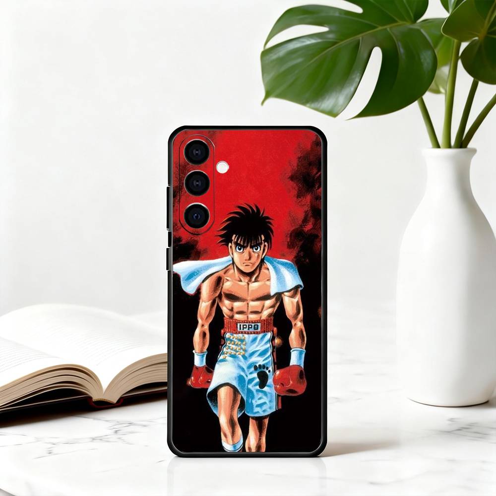 B-boxing H-H-Hajime no I-Ippos Phone Case For Samsung Galaxy A73,A72,A71,A70,A53,A52,A51,Soft Silicone Black Cover