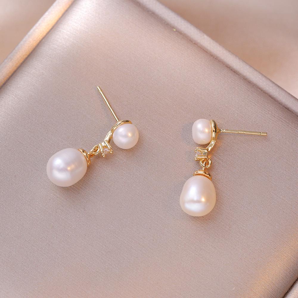 Серьги-кисточки из пресноводного жемчуга Silver Needle для женщин - Модные, Оригинальные и Элегантные для повседневной носки.