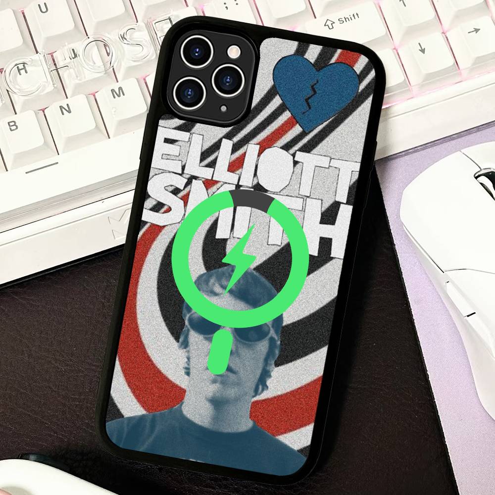 Эллиотт Смит Figure 8 Для Магнитного Матового Чехла Телефона Для IPhone 16 17 15 14 13 12 11 Для Чехла с Беспроводной Зарядкой
