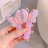 2PCS DIY Telephone Wire Line Butterfly Straight Hair Tie New Ponytail Holder  Girls