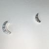 POSTLUDE [silver] MOON STAR SET PIERCING (2 SIZE)