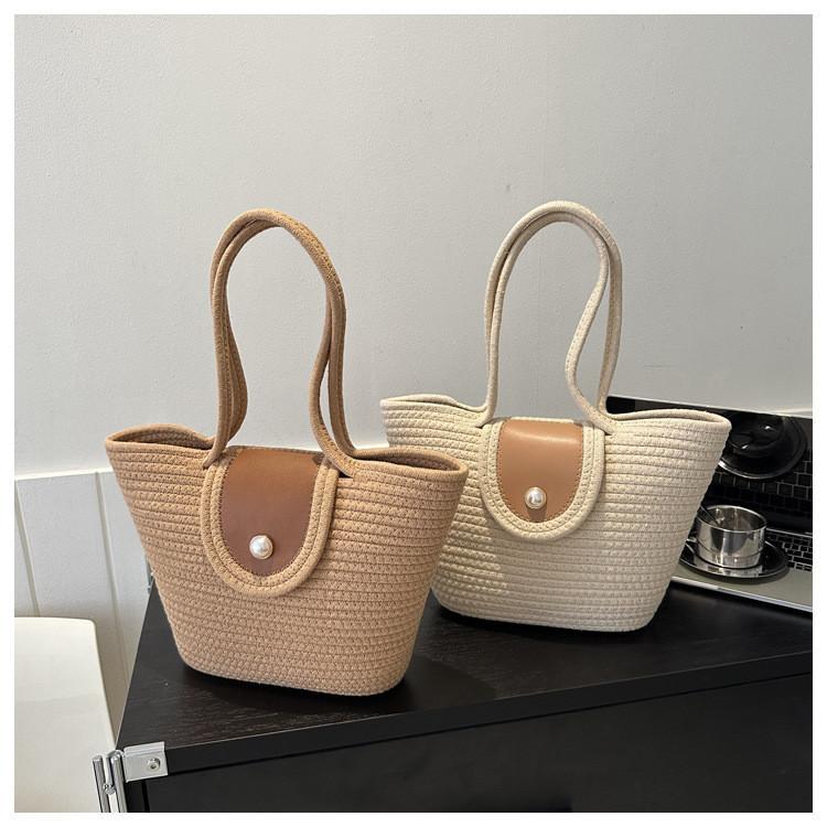 Large Capacity Popular Woven Bag 2023 Summer New Trend Fashion Shoulder Bag