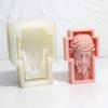 3D рельефный портрет свеча силиконовая форма DIY европейский портрет поделки гипс смола цемент мыло форма домашний декор домашние подарки