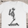 Men's and Women's T-shirts Praying Skeleton T shirt - Skeleton - Retro Skeleton t shirt