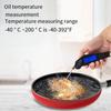 Digital Instant Read Meat Thermometer with Foldable Probe for Kitchen, Frying, Grilling