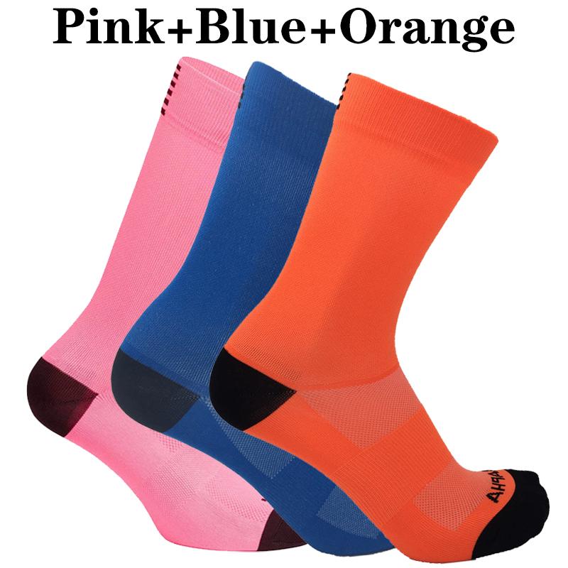 3 пары мужских велоносков, спортивные, высококачественные, дышащие, для шоссейного велосипеда, носки для мужчин и женщин, для занятий в спортзале, бега, гонок, велоспорта