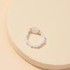Sweet Personality Korean Retro Girls Pearl Ring Finger Rings Natural Stone Fashion Jewelry