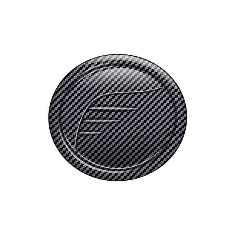 For Mazda CX‑5 2026‑2028 LHD RHD Fuel Tank Cap Cover Trim Gloss Black Carbon Fiber Texture Car Exterior Accessories