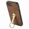 For iPhone 16e Case Folding Kickstand Retro Leather Back Phone Cover
