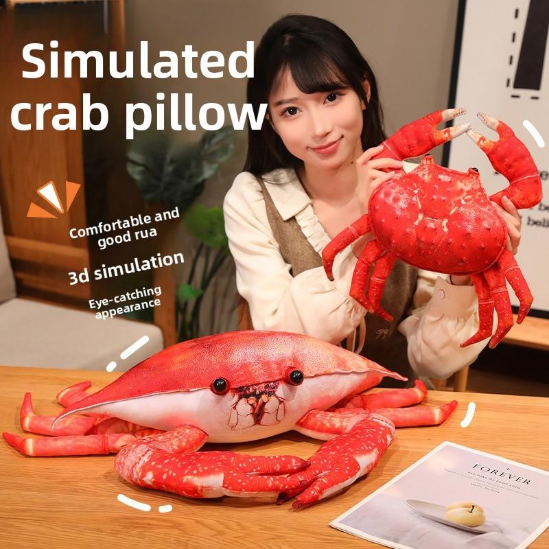 Crab Plush Toy With Short Plush Material For Children And Photo Props