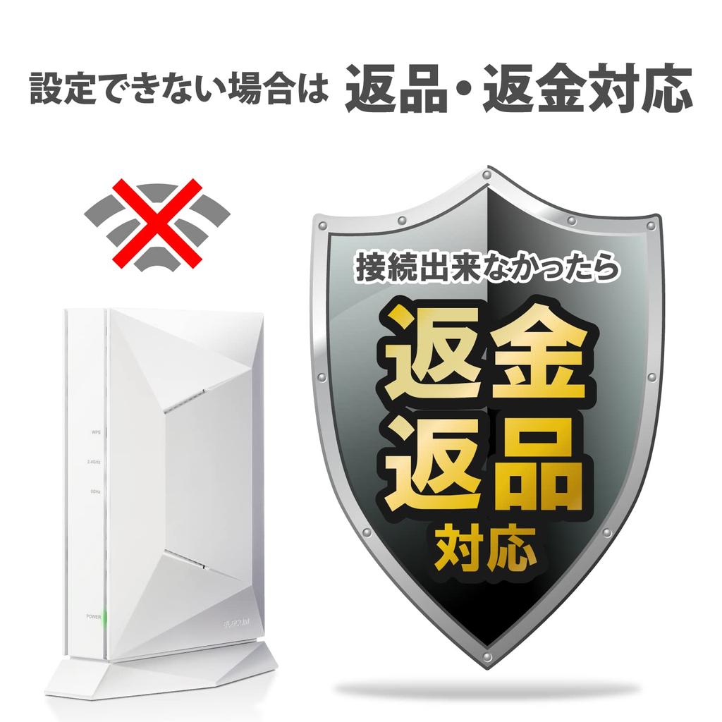 Elecom Беспроводной маршрутизатор локальной сети, игровой маршрутизатор, совместимый с антенной Trend Micro Home Network, управляемый антенной DX, белый Wi-Fi6 2402+800 Мбит/с