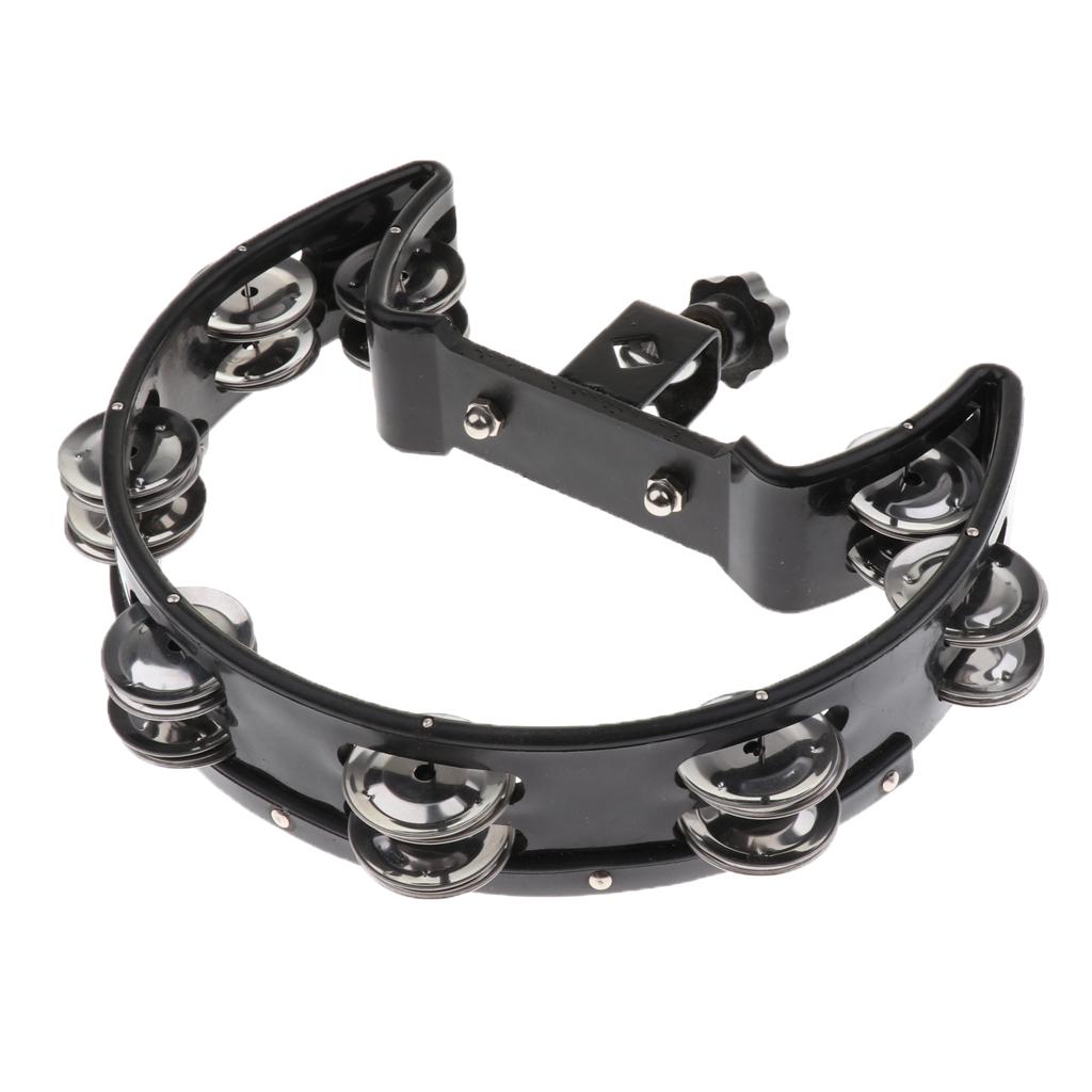 Бубен-погремушка 4 пары ручной перкуссии из нержавеющей стали для барабанов