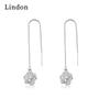 Lindon Copper Alloy Zircon Earrings Drop Earrings For Women Wedding Party Gifts