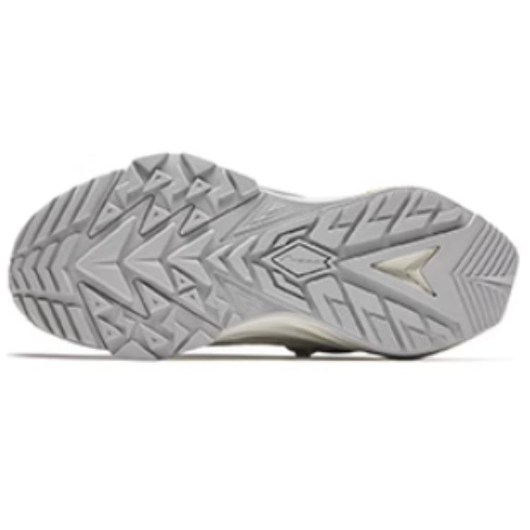 New Anta Tracking Shock Absorbers Slip Resistant Abrasion Resistant Low Top Hiking Shoes Men's Gray White 912445586-1