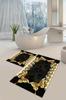 EPeddler Home Modern Gold Silver Pattern, моющийся, набор ковриков для ванной из 2 предметов