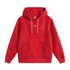 Li Ning Daily Prosperity Series CNY Zodiac Year Casual Simple Comfortable Dopamine Solid Color Hoodie Women Hoodies Cinnabar-Red AWDV184-6