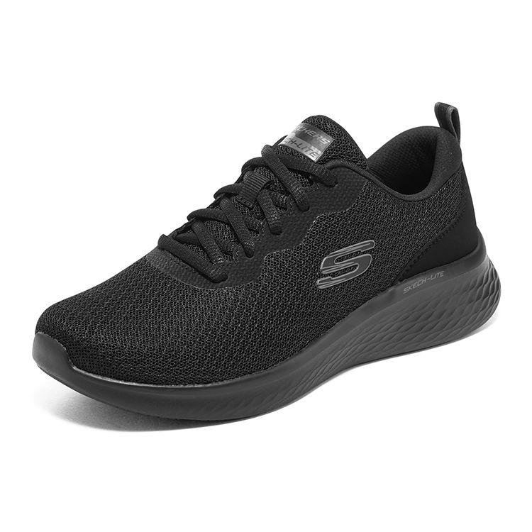 Skechers Skech-Lite Pro Тканевые Удобные Низкие Повседневные Кроссовки Женские Черные 150044-BBK