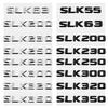 Автомобильная 3D цифровая эмблема алфавита для багажника для SLK55 SLK63 SLK200 SLK230 SLK250 SLK280 SLK300 SLK320 SLK350