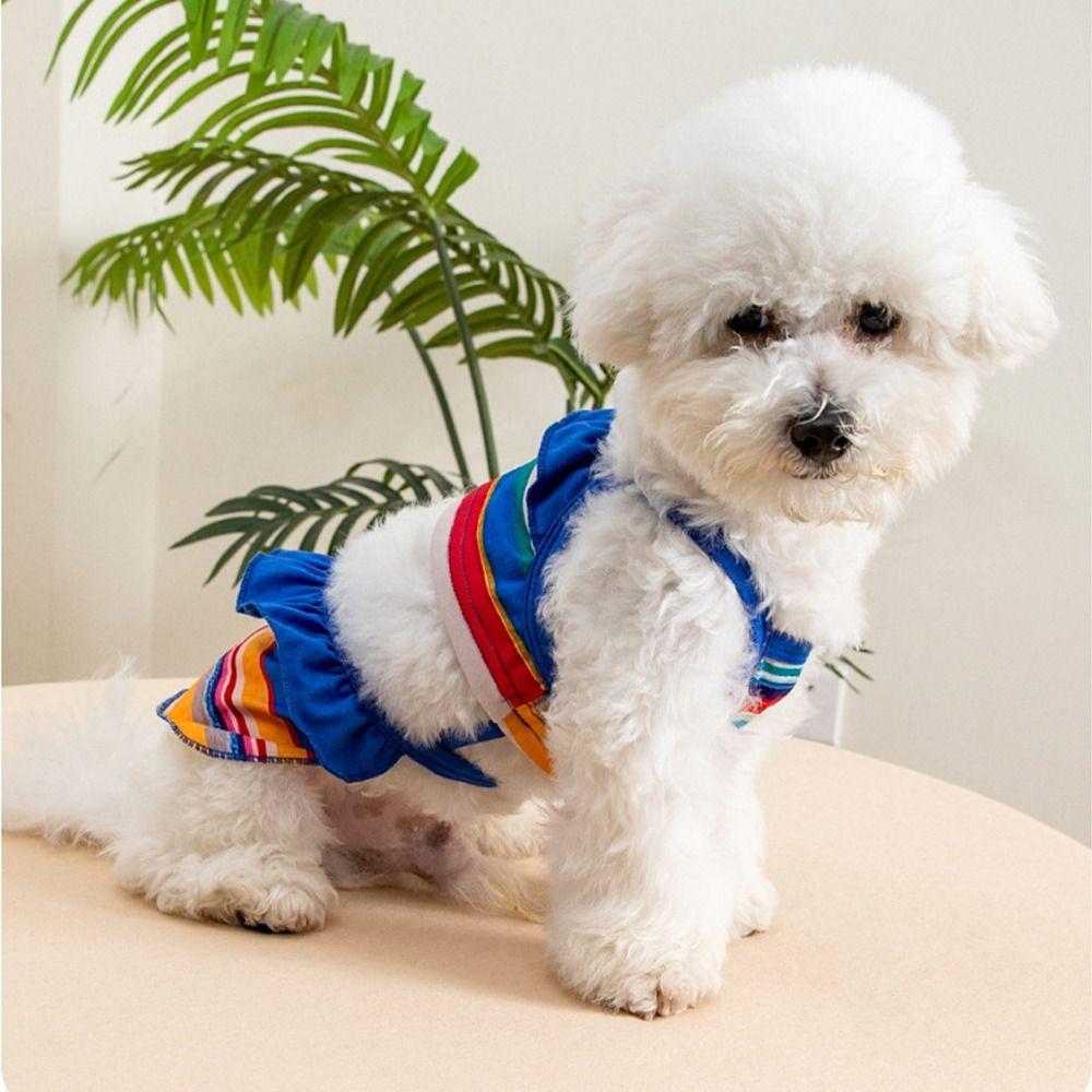 Soft Pet Summer Clothes Breathable Pet Princess Dresses Comfortable Pet Swimsuit for Puppy Kittens