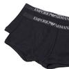 Emporio Armani Mens Cotton Ribbed Boxer Shorts (Pack of 2)