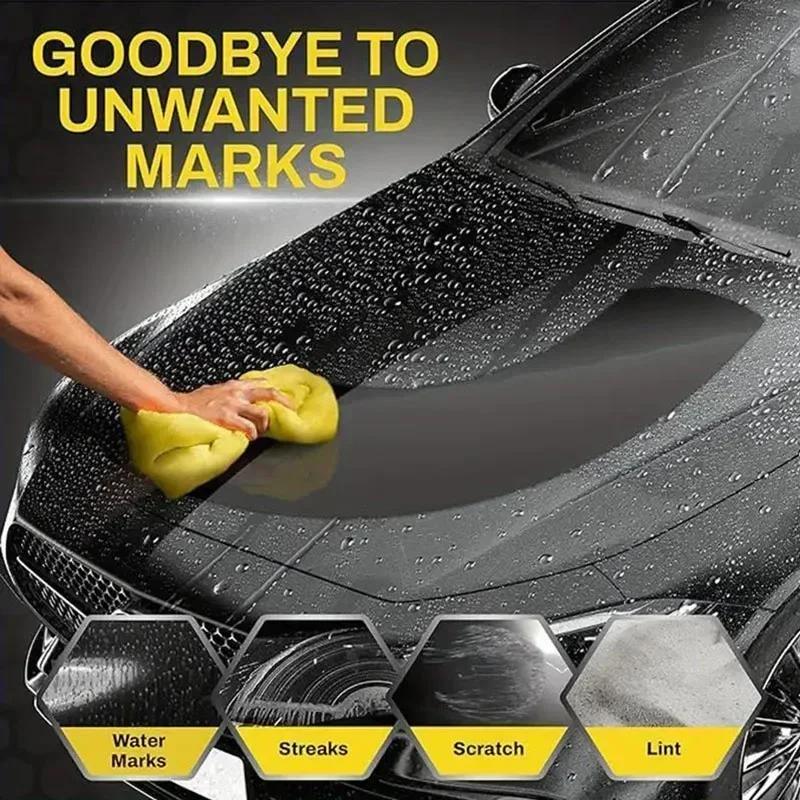 PVA Chamois Car Wash Towel Cleaner Accessories Car Care Home Cleaning Car Detailing Tools Absorbent Towel With Box