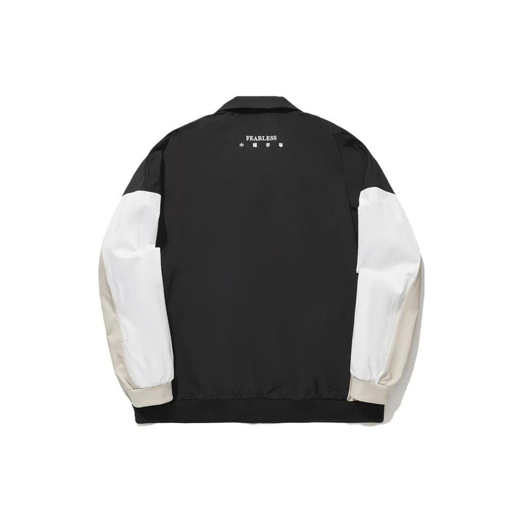 Куртки Li Ning Мужские Черные С Лацканами Умеренные Другие AFDT741-2